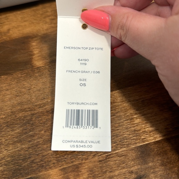 Tory Burch Emerson Top Zip Tote - Picture 3 of 4